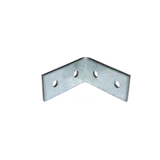 HORIZONTAL JUNCTION ANGLE BRACKET FOR  ALUMINIUM JOIST H27 MM AND LATERAL  FINISHING H55