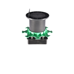  elevo riser pedestal for use with metal post joist support