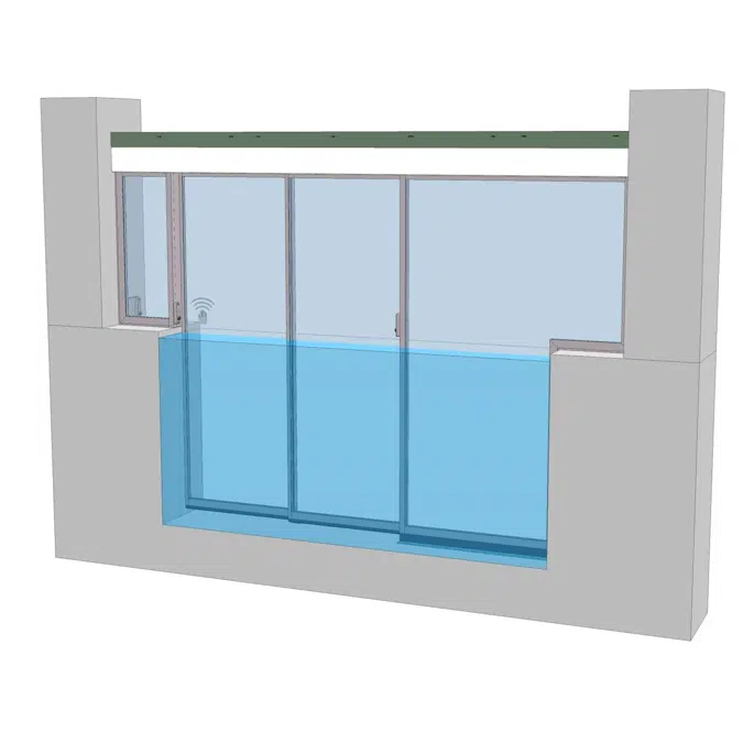 METEK SLIDING POOL DOOR TSK2