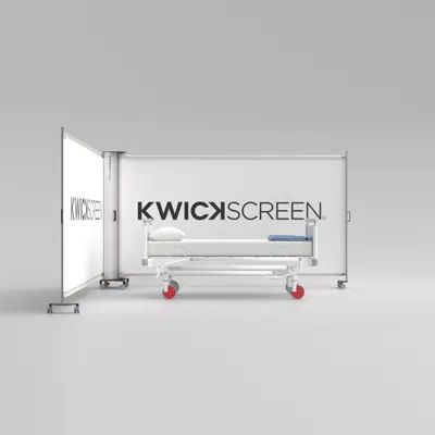 Image for KwickScreen Duo - Hospital Privacy and Infection Control Screen