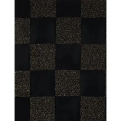 fabric with checkerboard design  [ ichimatsu ]_goldxblack
