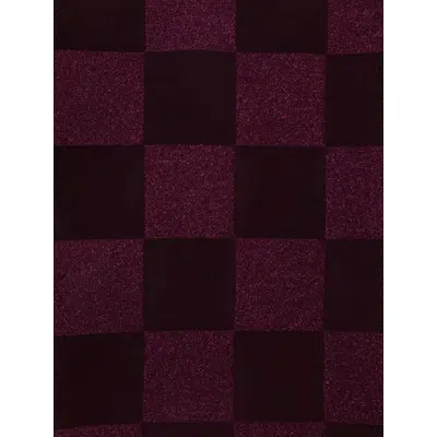 Image for Fabric with Checkerboard design  [ ICHIMATSU ]_PURPLExPURPLE