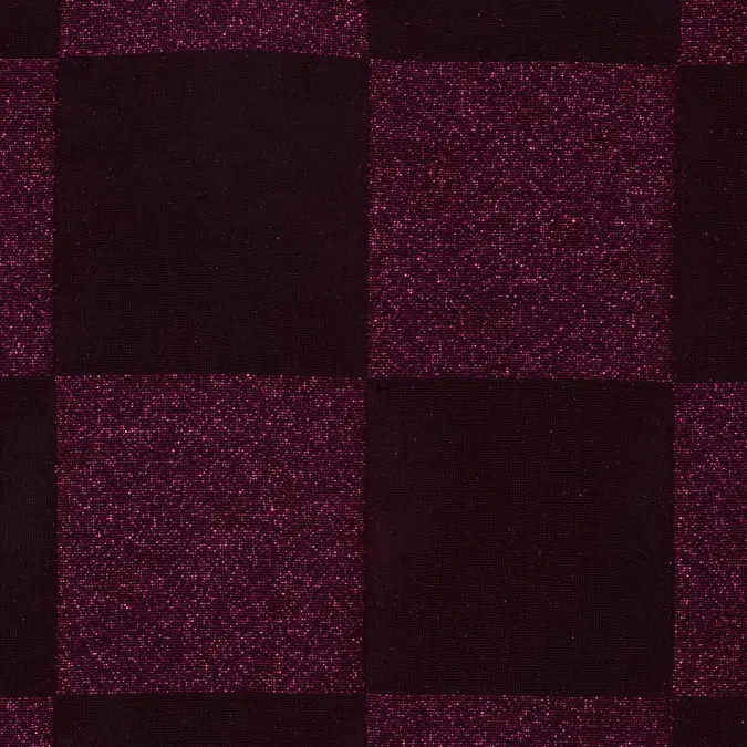 Fabric with Checkerboard design  [ ICHIMATSU ]_PURPLExPURPLE