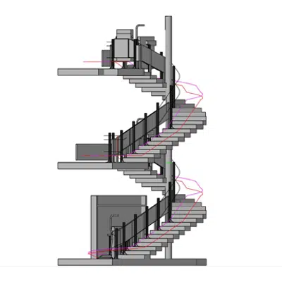 Hiro 320 lift - curved staircases图像