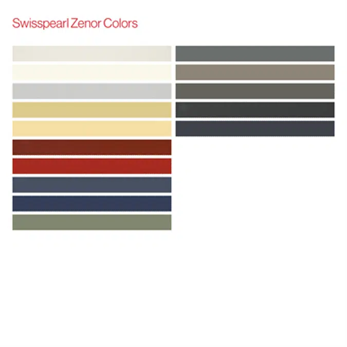 Swisspearl large size 3050 x 1230 x 8mm Zenor