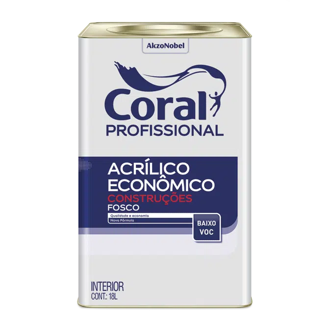 Coral Profissional Acrílico Econômico Contruções