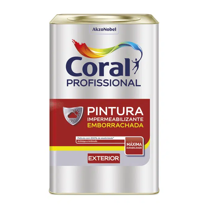 Coral Professional Rubbered Waterproofing Paint