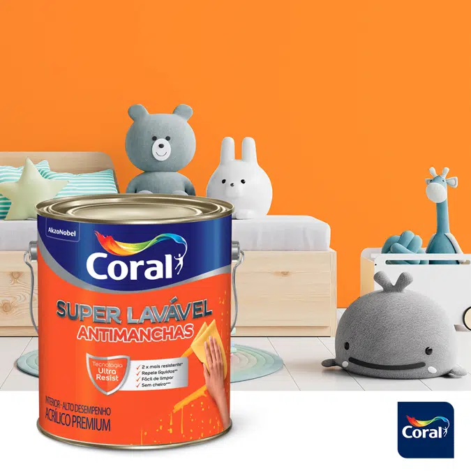 Coral Super Washable Anti-Stain