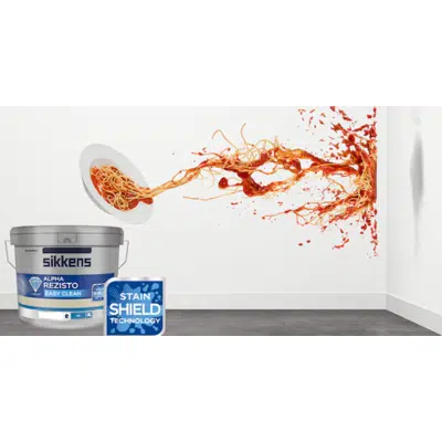 billede til Extremely washable paint system - Interior Wall and Ceiling