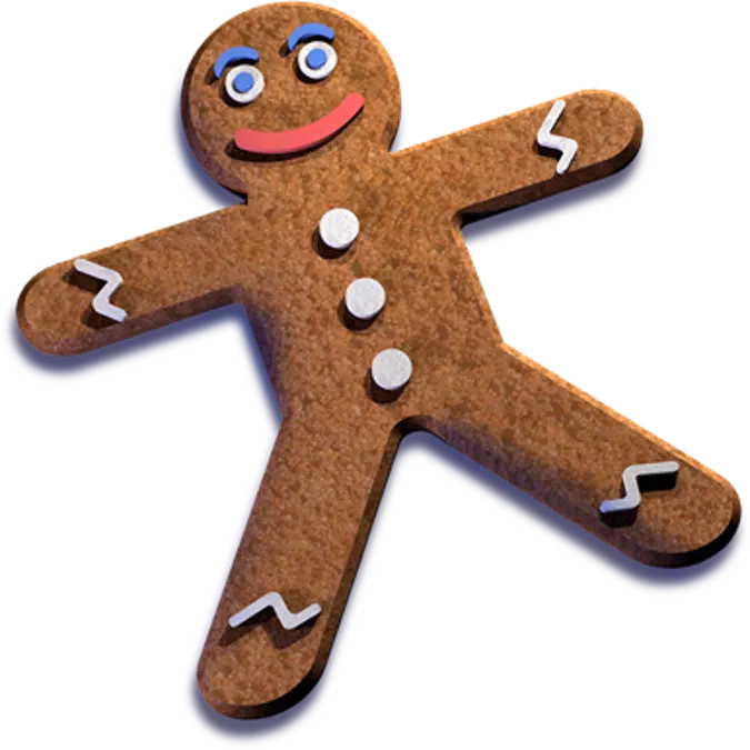 BIM objects - Free download! Gingerbread Man | BIMobject