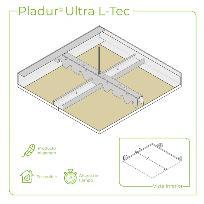 4.4.1 CEILINGS - PH-45 + T-45 profiles twin frame suspended