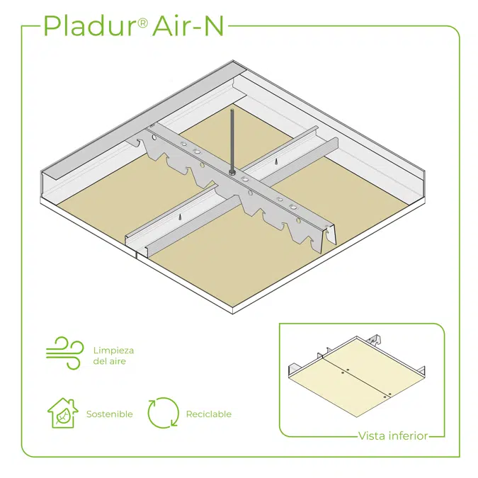 4.4.1 CEILINGS - PH-45 + T-45 profiles twin frame suspended