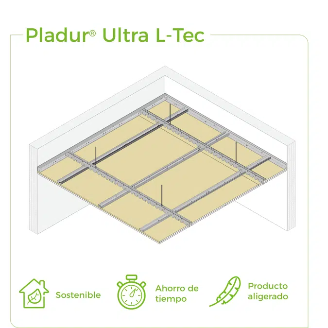 4.4.1 CEILINGS - PH-45 + T-45 profiles twin frame suspended