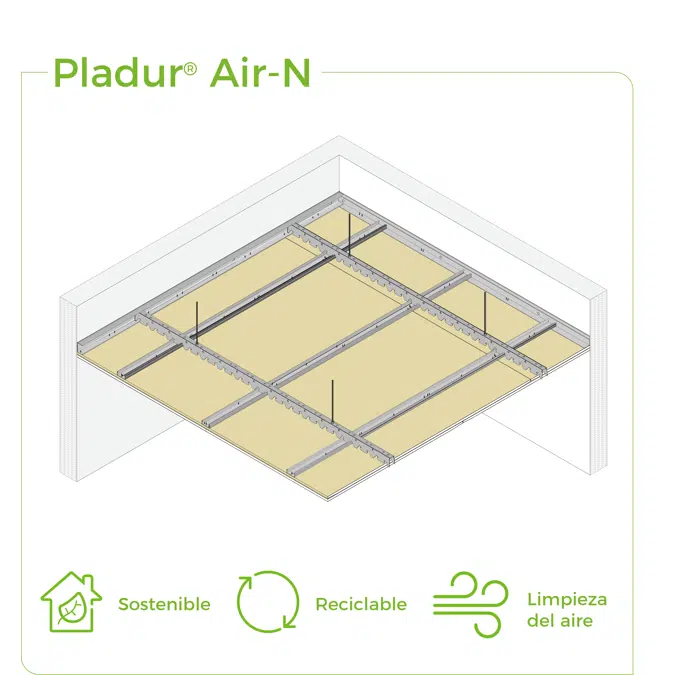 4.4.1 CEILINGS - PH-45 + T-45 profiles twin frame suspended