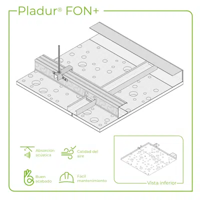 Image pour 4.6.4 CEILINGS - FON+ NEO concealed acoustic