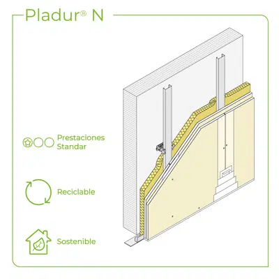 Image for 2.3.1 WALL LININGS - T-45 + PL profiles