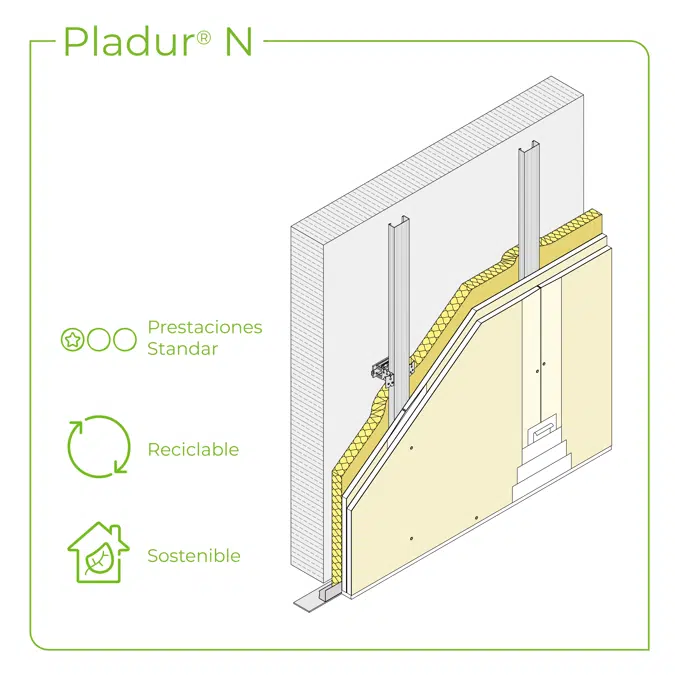 2.3.1 WALL LININGS - T-45 + PL profiles