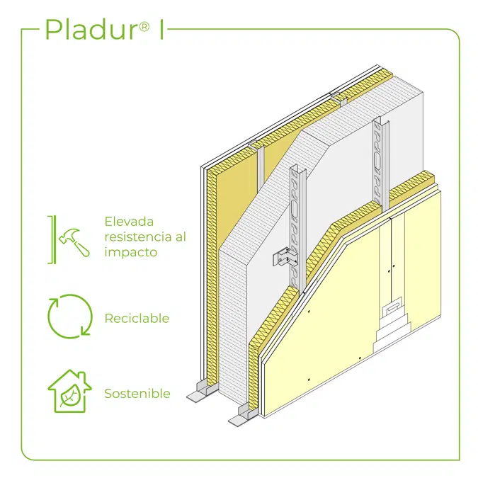 1.3.1 PARTITION WALLS BETWEEN HOUSES - Twin cavity partition with traditional wall assembly