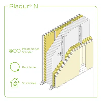 画像 1.3.1 PARTITION WALLS BETWEEN HOUSES - Twin cavity partition with traditional wall assembly