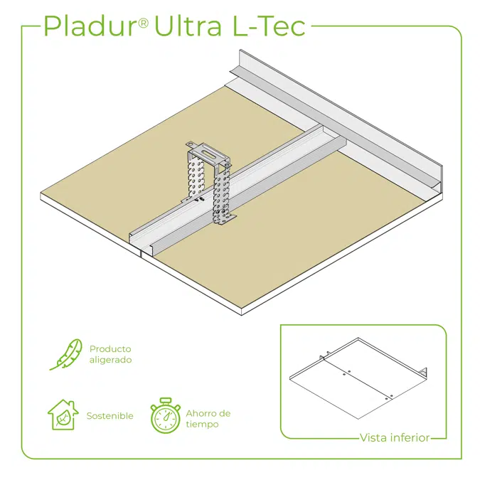 4.2.2 CEILINGS - T-45 + PL profiles single frame suspended