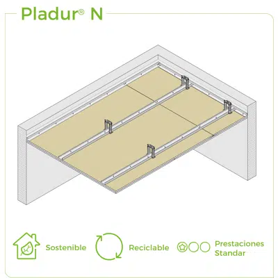 Image for 4.2.2 CEILINGS - T-45 + PL profiles single frame suspended