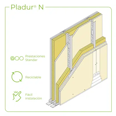 Image for 1.2.1 PARTITION WALLS BETWEEN HOUSES - Twin frame split cavity