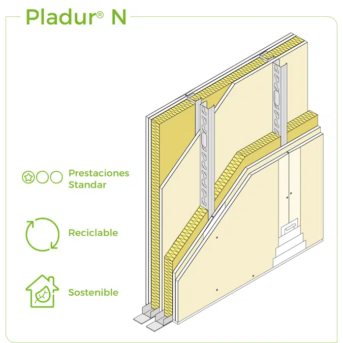 1.2.1 PARTITION WALLS BETWEEN HOUSES - Twin frame split cavity