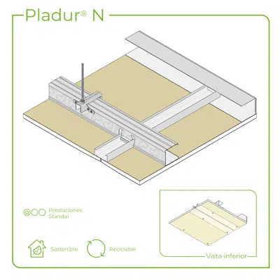 Image for 4.6.2 CEILINGS - board width 1200 mm NEO suspended