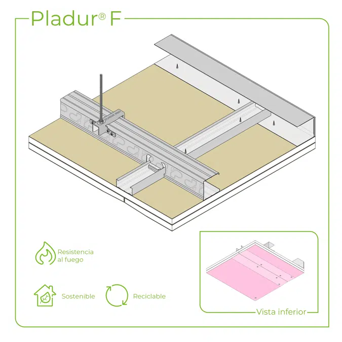 4.6.2 TETOS - Suspenso NEO anchura placa 1200 mm