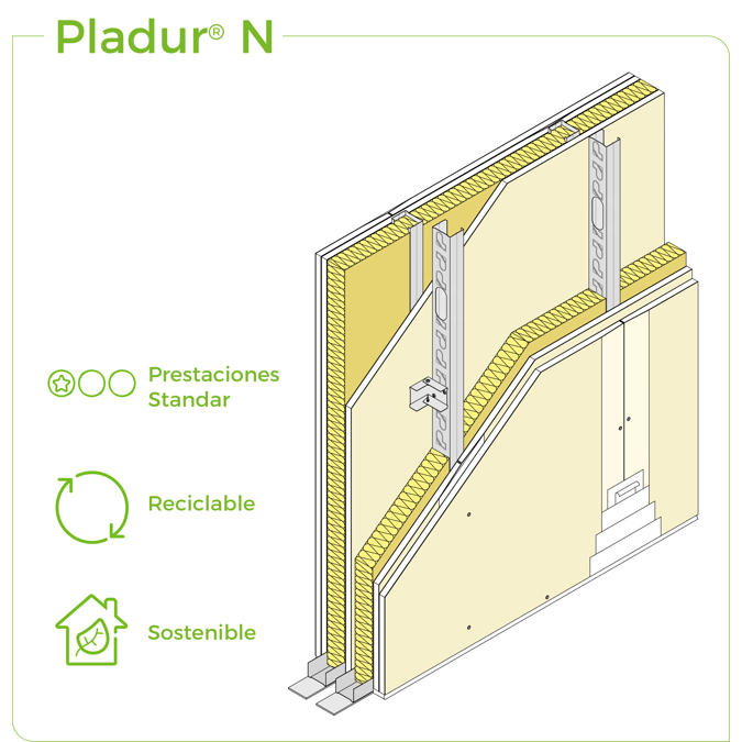 1.2.2 PARTITION WALLS BETWEEN HOUSES - Twin frame braced split cavity