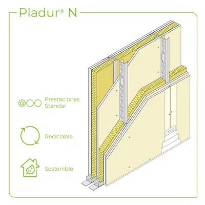 Immagine per 1.2.2 PARTITION WALLS BETWEEN HOUSES - Twin frame braced split cavity