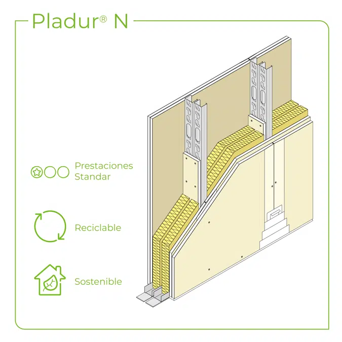 5.1.1 SISTEMAS ESPECIALES - Tabique gran altura con separación mínima entre estructuras