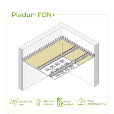 Image for 4.5.1 CEILINGS - FON+ T-60 profiles concealed acoustic