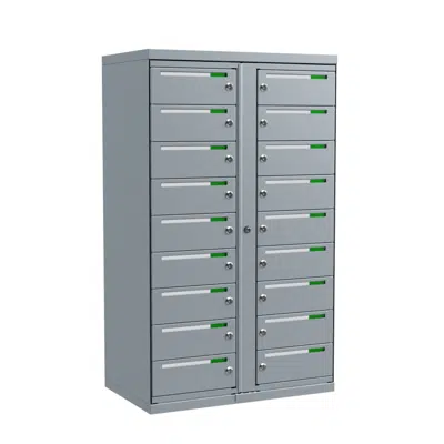 Image for Fastighetsbox Boxicon G3 Kompakt 2x9 (postbox med 18 fack)