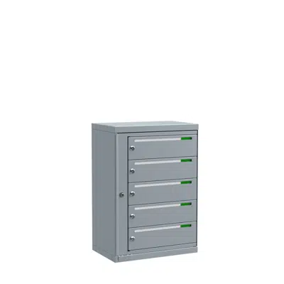 Image for Fastighetsbox Boxicon G3 Liggande 1x5 (postbox med 5 fack)