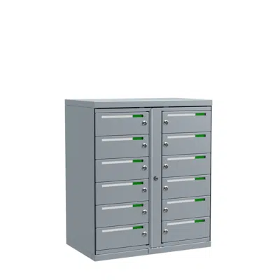 Image for Fastighetsbox Boxicon G3 Kompakt 2x6 (postbox med 12 fack)