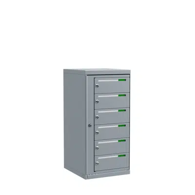 Image for Fastighetsbox Boxicon G3 Kompakt 1x6 (postbox med 6 fack)