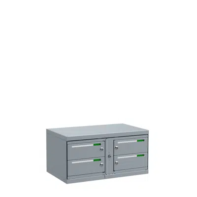 Image for Fastighetsbox Boxicon G3 Kompakt 2x2 (postbox med 4 fack)