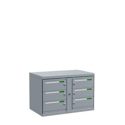 Image for Fastighetsbox Boxicon G3 Kompakt 2x3 (postbox med 6 fack)