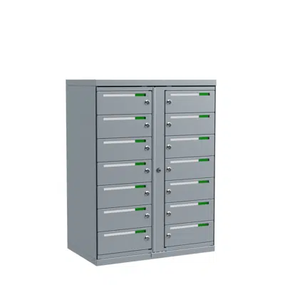 Image for Fastighetsbox Boxicon G3 Kompakt 2x7 (postbox med 14 fack)