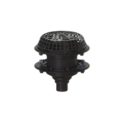 imagen para KESSEL-Roof drain for flat roof surfaces waterproof concr., DN70, without heating
