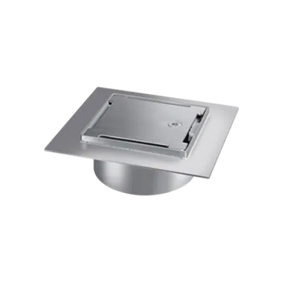 Image for KESSEL-Upper section 48954-S-V2A-KF AISI 304, glue flange, closed cover