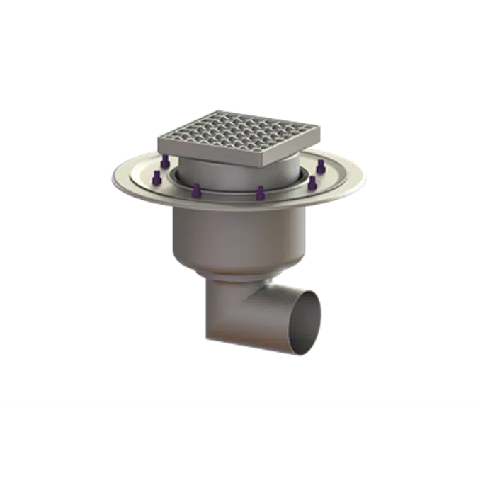 BIM objects - Free download! KESSEL-Floor drain Ferrofix 55550.20 ...