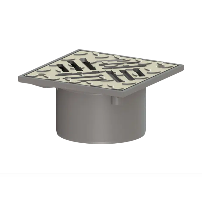 KESSEL-Upper section 27176 cover slotted, stainl. steel, anti-slip