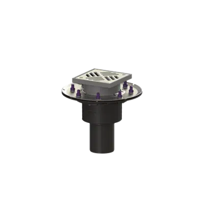 Image for KESSEL-Ecoguss project drain, press. fl. DN 80, vertical, Slotted cover