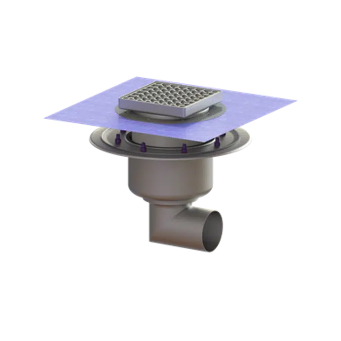 BIM objects - Free download! KESSEL-Floor drain Ferrofix 55550.21 ...