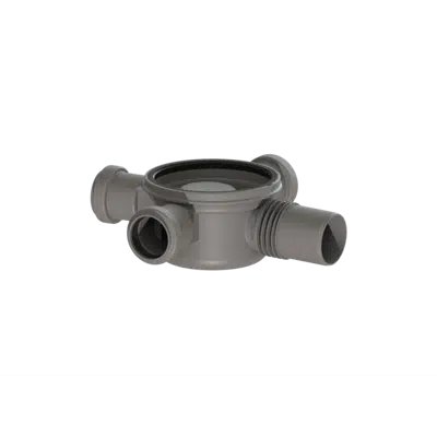 kessel drain body "the superflat" 42703 lateral outlet ø50, three inlets ø40