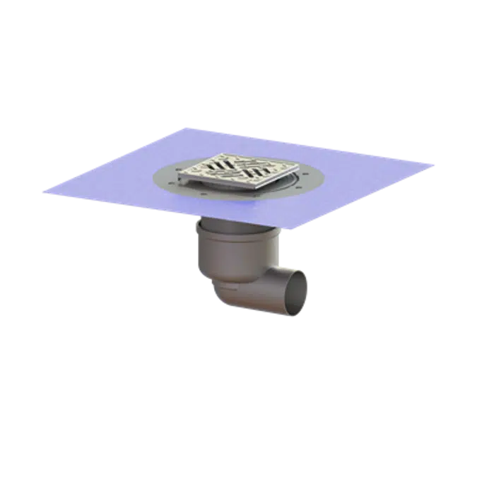 BIM objects - Free download! KESSEL-Floor drain Ferrofix 54400.52 ...