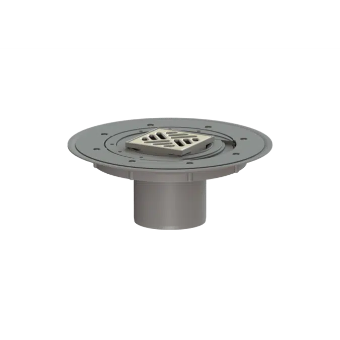 KESSEL-Variofix upper section 47901 cover slotted in st. steel, System 100