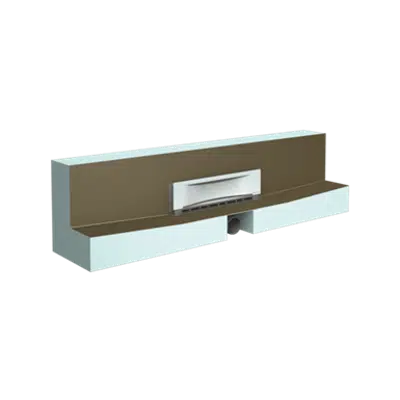 KESSEL-Wall drain Scada 48004.42 Board 900mm, RGB LED, st. steel cover için görüntü